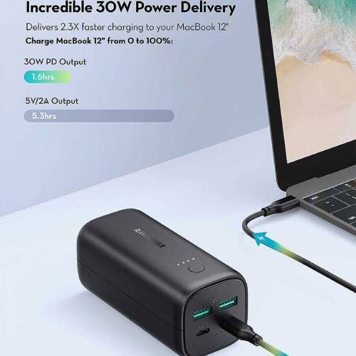 پاوربانک 20000mAh راوپاور مدل RAVPOWER RP-PB208